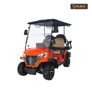 2+2 seats electric golf cart  Club Golf Car  China Manufacturer Golf Cart 4 Seat  Sightseeing Scooter Electric Golf Car - Ruike