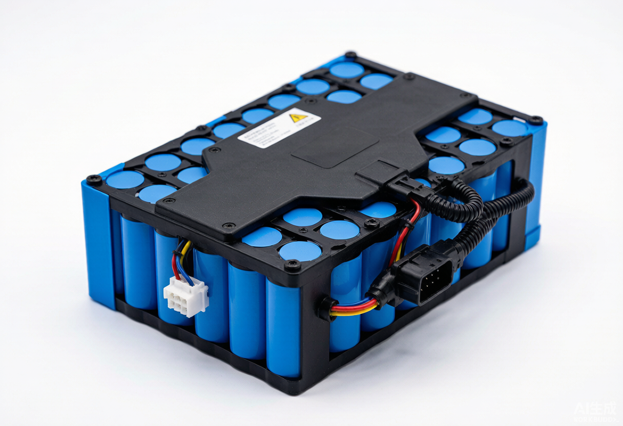 Lithium battery pack for an electric golf cart